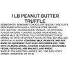 Philadelphia Candies Dark Chocolate Peanut Butter Truffles Net Wt 1 lb