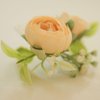 Wedding Yellow Ivory Flower Hair Comb Clips Floral Headpiece Floral Hair Accessories Christmas Festival Headpiece Women Girls Party Silvery
