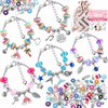 Acejoz 85 Pcs Charm Bracelet Making Kit, DIY Charm Bracelets Beads for Girls, Adults and Beginner Jewelry Making Kit