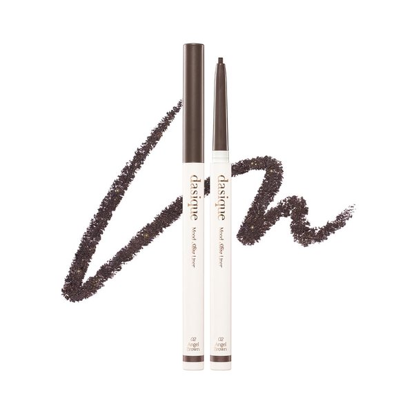 dasique Mood Slim Liner (08 Cotton Pink) | Waterproof Eyeliner | Soft Gliding | Retractable | Eye Contour | Aegyosal