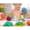 Battat – Assorted Bath Toys – 9Pcs Animal Squirters – Water Squirt Toys – Bath & Pool – 10 Months+ – Bath Buddies (9Pcs)
