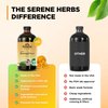 Serene Herbs Soursop Bitters Liquid with Soursop Leaves for Gut Cleanse, Detox & Immune Boost with Black Seed, Moringa, Irish Moss, Ashwaganda, Turmeric, 16 fl oz (16 Fl Oz, Orange)