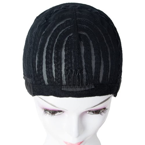 ItsUHair Braided Wig Cap for Wig Making 2Pcs Crochet Wig Caps with Adjustable Strap Combs No Slip Breathable Crochet Cornrown Cap