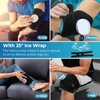 Ice Pack for Injuries Reusable: Ohuhu 3 Packs Ice Cold Packs with 2 Wrap Ice Bag Hot Water Hot & Cold Therapy Pain Relief for Knee Leg Injury No-Leak Waterproof Ice Bags 3 Sizes 6"/9"/11", Light Blue