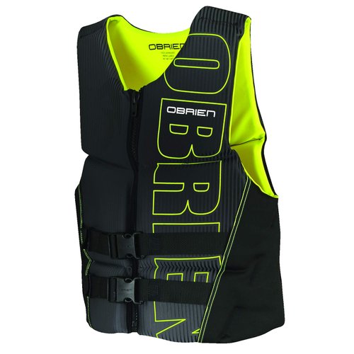 O'Brien Men's Flex V-Back Life Jacket, Yellow, Medium