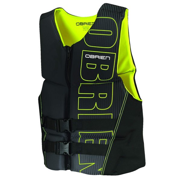 O'Brien Men's Flex V-Back Life Jacket, Yellow, Medium