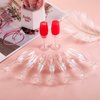 Maitys 20 Pcs 8 Ml/ 0.27 oz Lip Gloss Tubes Mini Wineglass Shaped Empty Lip Gloss Tube Lip Balm Containers Mini Refillable Bottles Lip Glaze Container with 2 Pieces Funnels for Women(Transparent)
