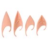 BBTO 2 Pairs Halloween Latex Elf Ears Cosplay Masks Fairy Gnome Ears, Nature Color