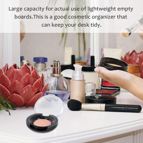 8cs Eye Shadow Blank Empty Blush Case Eyeshadow Case DIY Makeup Empty Eyeshadow Blusher Case Eyeshadow Palette Pans Makeup Brishes Makeup Pallet Mini Box Plastic Travel With Cover