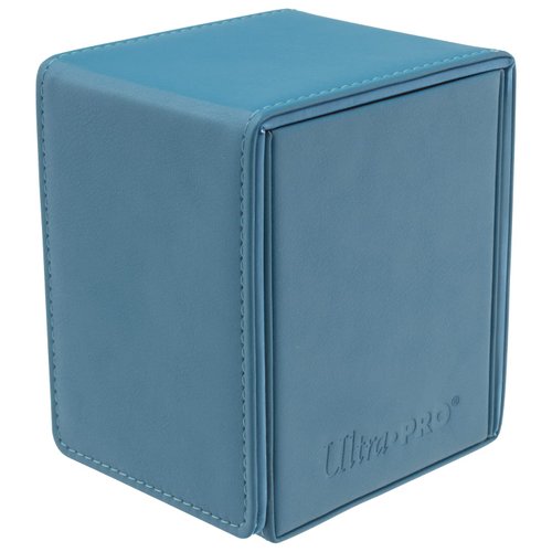 Ultra Pro - Vivid Alcove Flip Card Deck Box (Teal) - Stores & Protects Up To 100 Standard Size Collectible Cards, Baseball, Gaming, Sports or Any Standard Size Cards In Collections