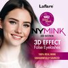 Laflare 100% Real Mink Lashes, 3D NY Mink Eyelashes, Hand-Rowing Natural Long Wispy False Lashes for Luxury Makeup, Natural, Light,Trendy, Reusable (NY64, VALUE PACK)