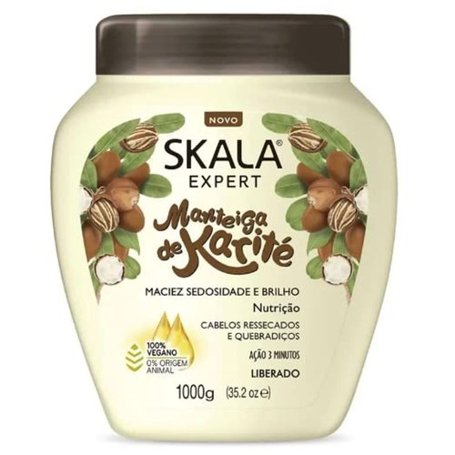 SKALA - Expert - Creme de Tratamento Manteiga Karite 1 Kg - (Shea Butter Treatment Cream Net 33.81 Oz)