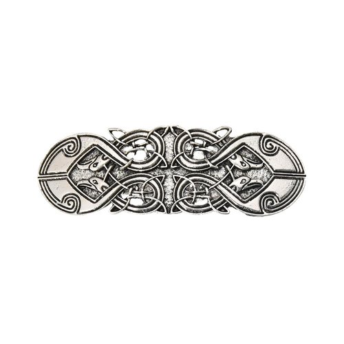 Metal Hair Barrettes Vintage Crafted French Hair Clips for Thick and Thin Hair Silver Celtic Knot Barrettes Hairpin Decorative Hair Accessories for Women Girls