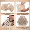 nicknack 3D Wooden Puzzle Maze Toy for Teens & Adults Wooden Labyrinth Board Game Marble Maze for Kids Brain Teasers