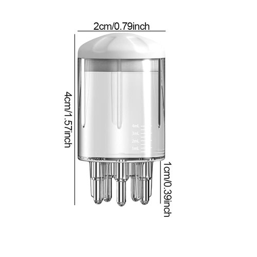 QIANLUO Hair Oil Applicator Bottle Brush Scalp Applicator Comb Hair Liquid Root Comb Head Fluid Brush Hair Comb for Scalp Massager and Hair Growth Care