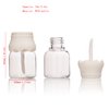 COSIDEA 10PCS Empty 15ml baby bottle lip gloss tubes White Cute Lipgloss Container Tube Packing castor oil container (10)