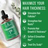 Vitamin E Oil for Hair Growth - Thickening, Moisturizing, Strengthening Serum For Women, Men. Single Ingredient Scalp Treatment For Weak, Dry, Frizzy Hair 1oz