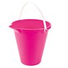 Fun Express - Pink Sand Bucket - Toys - Active Play - Beach Toys - 1 Piece
