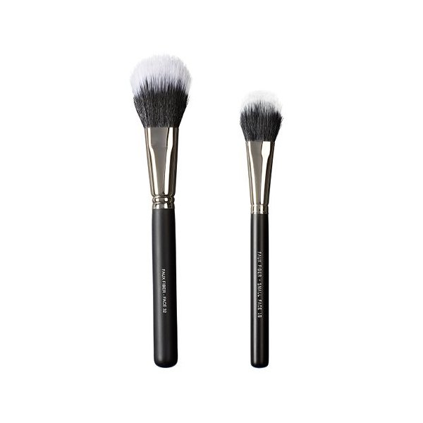 Makeover Vegan Love Black Faux Duo Brush Set, BKF95