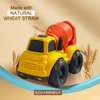 Toddler Car Toys for 1-3 Year Old, 2 PCS Dump Truck Toys and Mixer Cement,BPA Free Outdoor Toys for Toddlers,Christmas Birthday Gifts for Toddler Boy Girl 3-4