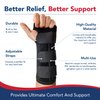 Doctor Developed Carpal Tunnel Wrist Brace for Night Support - Wrist Brace for Carpal Tunnel with Wrist Splint - Sleep Brace for Sprained Wrist - F.D.A Medical Device & Handbook (Left Hand)