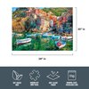 Genuine Fred, Spring Break at Cinque Terre, Doodle Series, 1000-piece Puzzle, 28x20 inches