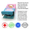 GAMAGO Corgi Butt Bandages for Kids & Kidults - Set of 18 Individually Wrapped Self Adhesive Bandages - Sterile, Latex-Free & Easily Removable - Funny Gift & First Aid Addition