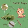 Andiker 3PCS Catnip Toys for Cats, Realistic Cat Mouse Toys with Silvervine Soft Plush Fabric Bite-Resistant Interactive Cat Toys for Indoor Cats Kittens to Bite Chew Teeth Cleaning