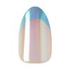 KISS imPRESS No Glue Mani Press-On Nails, Premium, Best Life', Blue, Medium Size, Almond Shape, Includes 30 Nails, Prep Pad, Instructions Sheet, 1 Manicure Stick, 1 Mini File