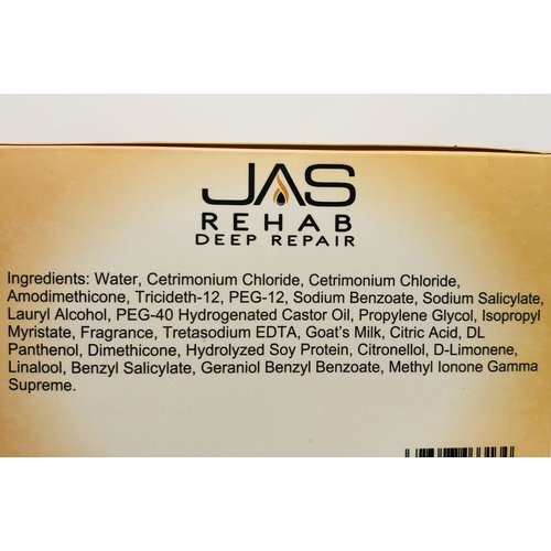 Jas Rehab Deep Repair Reconstructing Ampoule With Goat Milk + Calendura 15 Ml Pack of 3"Free Starry Lipgloss 10 Ml"