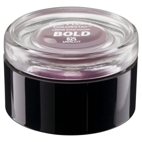 Revlon Colorstay Creme Eye Shadow, Longwear Blendable Matte Or Shimmer Eye Makeup With Applicator Brush In Voilet-Burgundy, Merlot (825)
