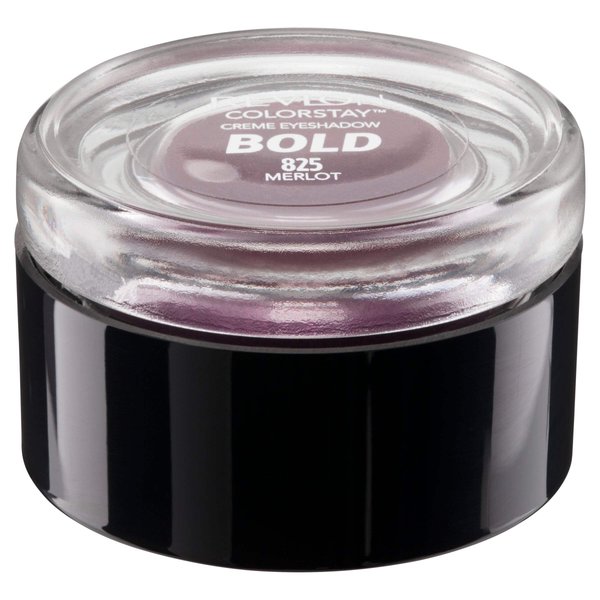 Revlon Colorstay Creme Eye Shadow, Longwear Blendable Matte Or Shimmer Eye Makeup With Applicator Brush In Voilet-Burgundy, Merlot (825)