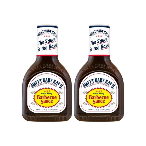 Sweet Baby Ray's Gourmet Original Barbecue Sauce (18 Ounce (Pack of 2))