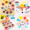 Jelly Cube Clear Slime Kit 9 Pack for Kids, Crunchy Slime, Stress Relief Toy, Party Favors for Girl Boys 6 7 8 9 10 11 12