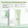 Purifying Exfoliating Gel, Body Exfoliating Scrub and Deep Cleansing Face Gel, Facial Exfoliator Cleanser, Moisturizing Purifying Exfoliant Cleanses for Oil Control, Dead Skin Removal