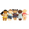 Making Believe Diversity Buddies Plush Diversity Dolls - Multicultural Dolls for Kids | Multicultural Baby Dolls, Different Races Dolls, Multi-Ethnic Multiracial Dolls | Daycare Toys - 8" - Set of 5