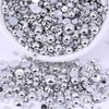 RODAKY 2000Pcs AB Silver Half Pearls for Crafts,Flatback Half Round Pearl for Nails,6 Sizes AB Silver Pearl Beads Rhinestones for Nails Art Design DIY Crafts Jewelry Making Clothe Shoes Decoration