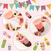 ANGOLIO 40Pcs Make A Face Boba Tea Stickers Make Your Own Milk Tea Stickers Mix and Match Sweets and Boba Tea Party Favor Supplies for Kids Ice Cream Sticker Games Birthday DIY Art Crafts