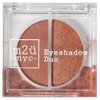 M2U NYC EyeShadow Duo, Eye Shadow Set, Multiple Shades/Colors, Makeup Eyeshadow Palette, 2 Colors Per Set (Sunnyside (Apricot | Peach Shimmer))