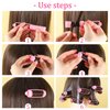 12 Pcs Foam Sponge Hair Rollers 2.4 Inch Hair Curlers to Sleep In Soft Sleep Rollers Hair Curlers for Curls Style Heatless Hair Curler Christmas Party Hairstyles