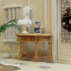iLAND Miniature Wooden Dollhouse Furniture Set: Sofa, Cabinets, Coffee Table for Dollhouse Living Room (Classic Doll Furniture 7pcs)