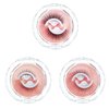 3Pairs Pink Self-adhesive Eyelashes,Eyelashes Snap on No Adhesive,New Snap on Lashes, False Eyelashes,False Lashes