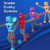 4 Pcs Telescopic Suction Cup Robot Toy, Coolest Pop Tubes Sensory Toys for Toddlers, Educational Fidget Toys Robot Party Favors for Anxiety Kids for 3-9 Year Old Boys Girls