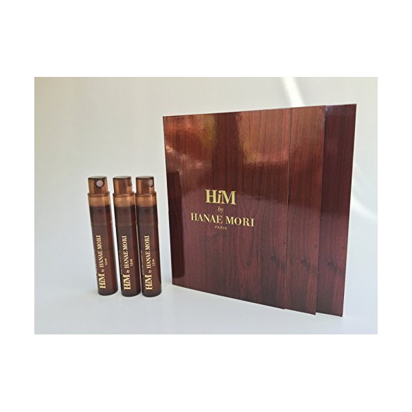 3 Him by Hanae Mori 1.2 ml Eau De Toilette Men Sample Vial