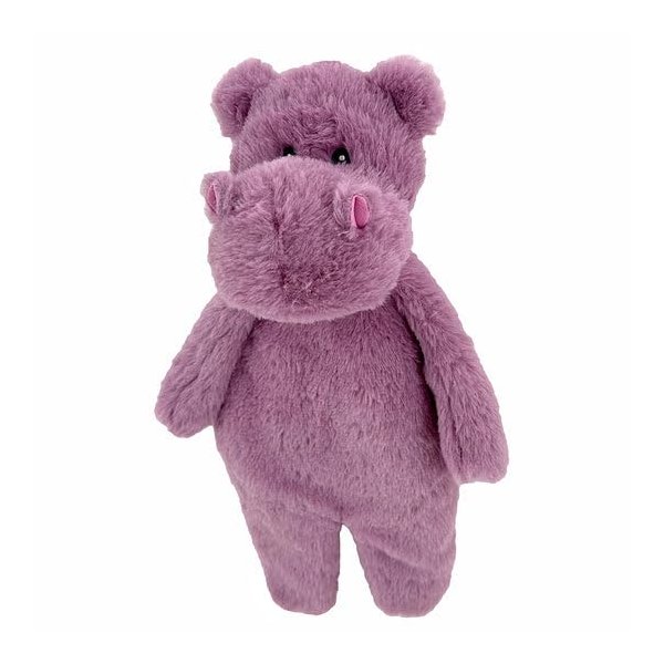 Pet Lou Floppy Hippo, 13-inch Height, Lavender, Super Soft, Animal Plush Toys