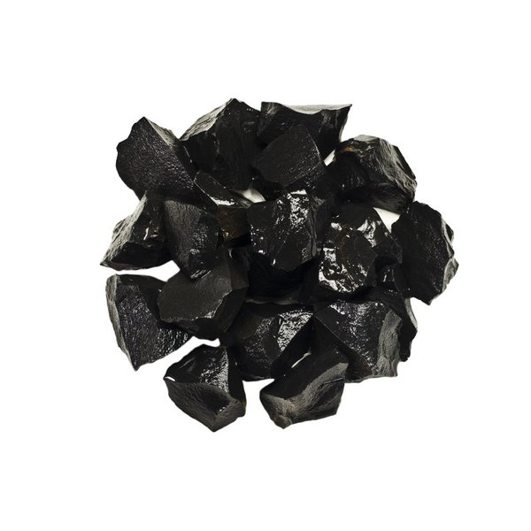 Hypnotic Gems Materials: 1/2 lb Black Jasper Stones from Asia - Rough Bulk Raw Natural Crystals for Cabbing, Tumbling, Lapidary, Polishing, Wire Wrapping, Wicca & Reiki Crystal Healing