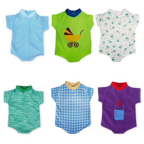 Xunwa Baby Doll Clothes for 14-15 Inch Boy Dolls,Baby Boy Dolls Outfits for Alive Newborn Reborn Dolls