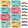 32 Sheets Car Stickers for Kids Make A Face Race Car Stickers for Kids Race Car DIY Art Craft Rewards for Boys Girls Birthday Party Favors Supplies Craft