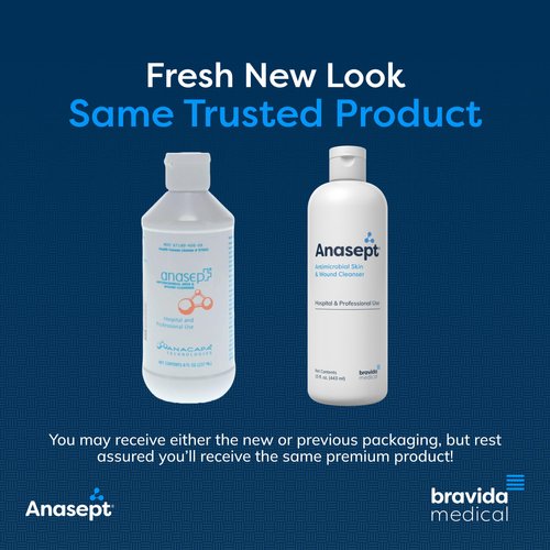 ANASEPT-Antimicrobial Skin and Wound Cleanser, 8 oz Bottle with Dispensing Cap