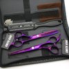 5.5 Inches Hair Scissors with Thinning Comb Hair Cutting Shears Thinning Shears Set for Professional and Personal (Violet)